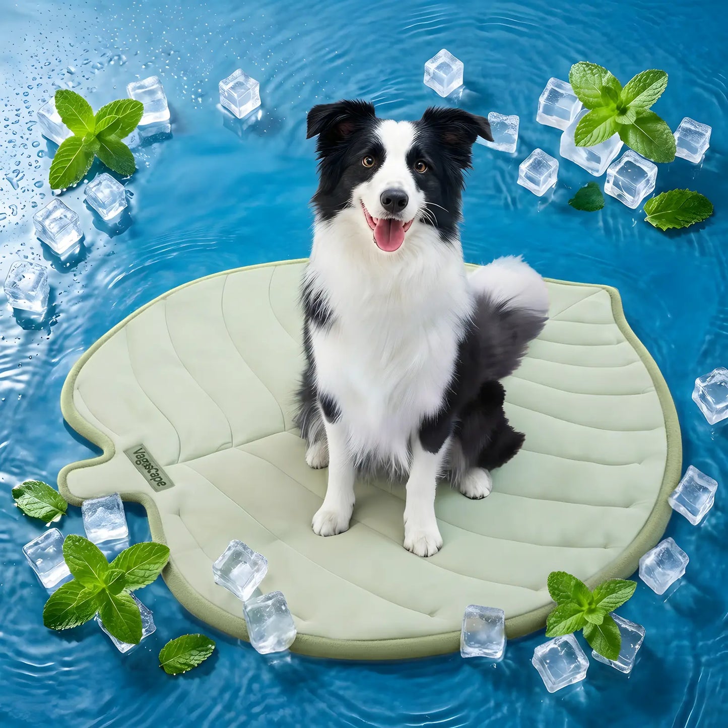 Vagascape Outdoorfun Cooling Pet Mat, Eco-Friendly Gel-Free Cooling Pad for Large Dogs, #Pettok Viral Must-Have Summer Dog Essentials, Portable & Machine Washable Durable Mat for Crate Trunk Camping Travel Outdoorfun Outdoorfun