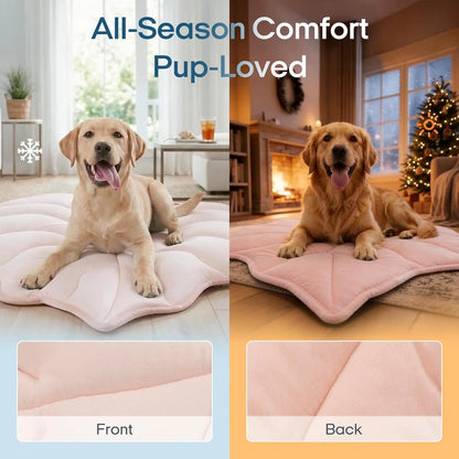 Vagascape Outdoorfun Cooling Pet Mat, Eco-Friendly Gel-Free Cooling Pad for Large Dogs, #Pettok Viral Must-Have Summer Dog Essentials, Portable & Machine Washable Durable Mat for Crate Trunk Camping Travel Outdoorfun Outdoorfun